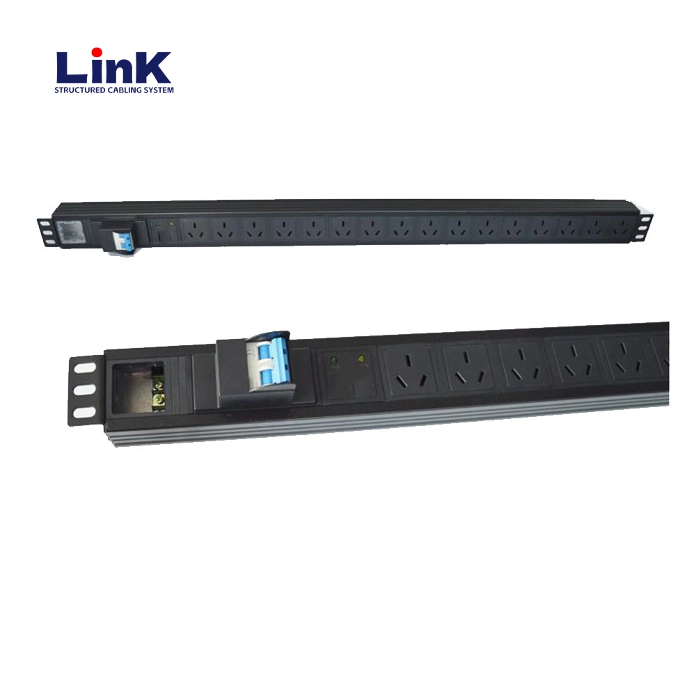 Power Strip Industrial Engineering Plug PDU with Locking Receptacles and Power Inlet